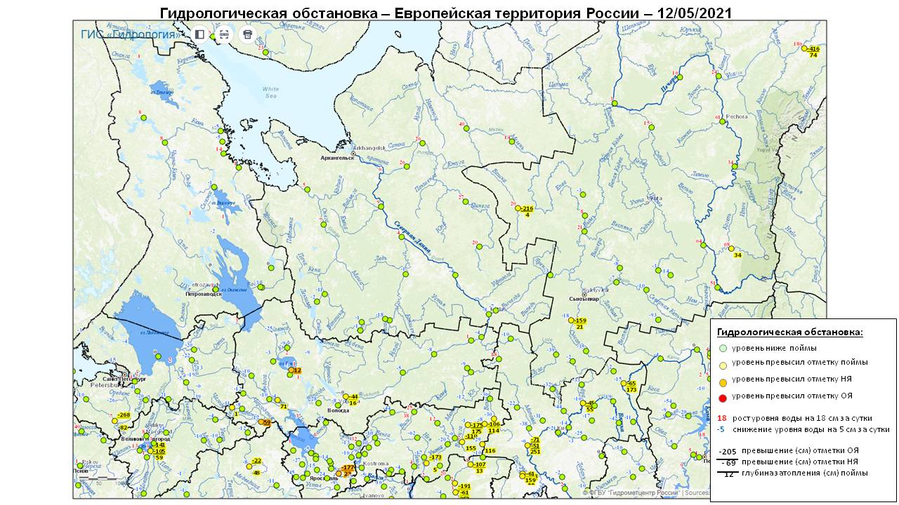 Уровень рек беларуси